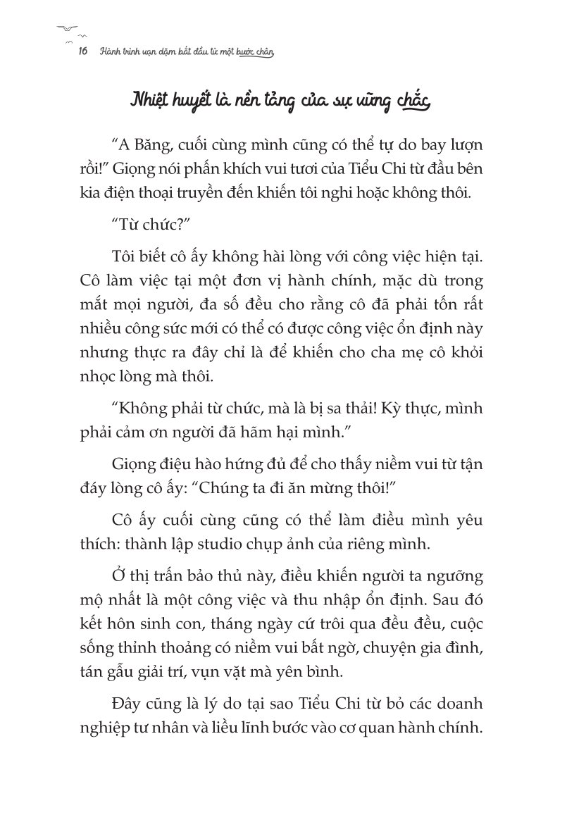 Hành Trình Vạn Dặm Bắt Đầu Từ Một Bước Chân