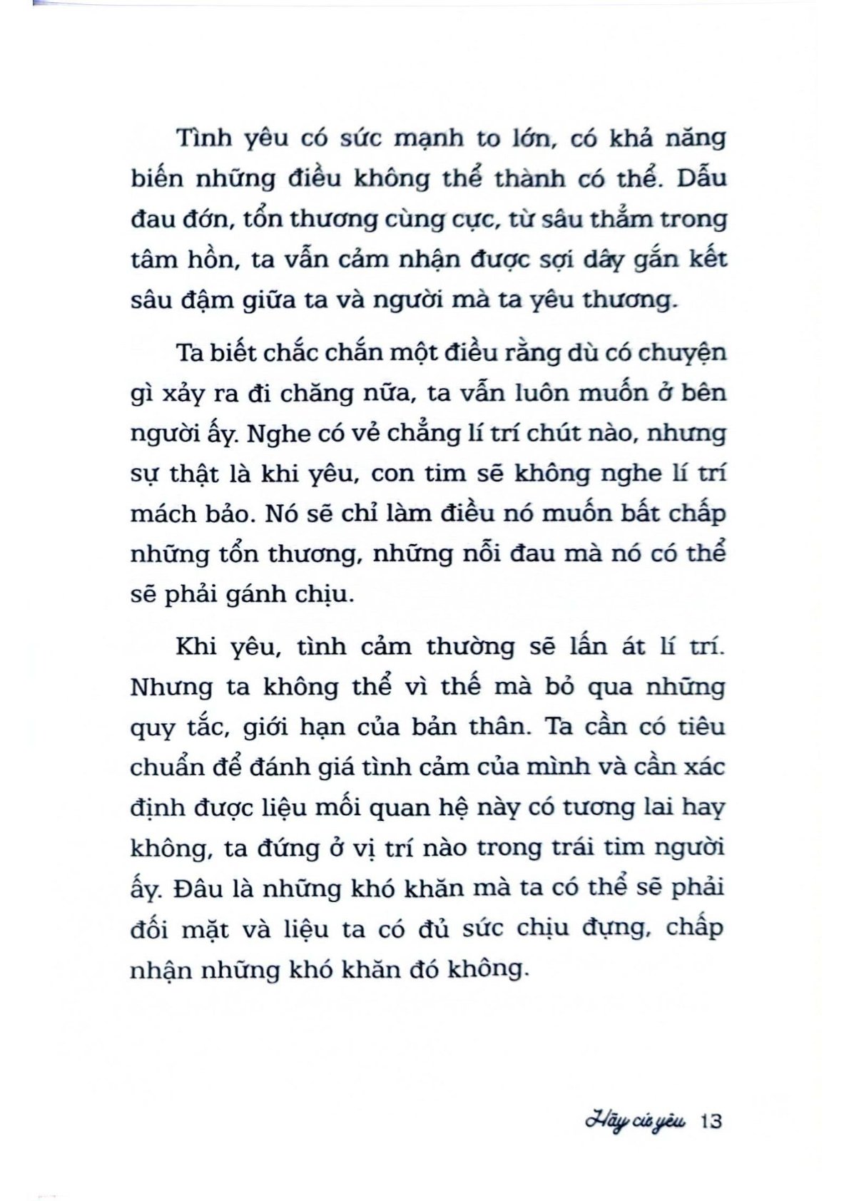 Hãy Cứ Yêu - Hoàng Nga