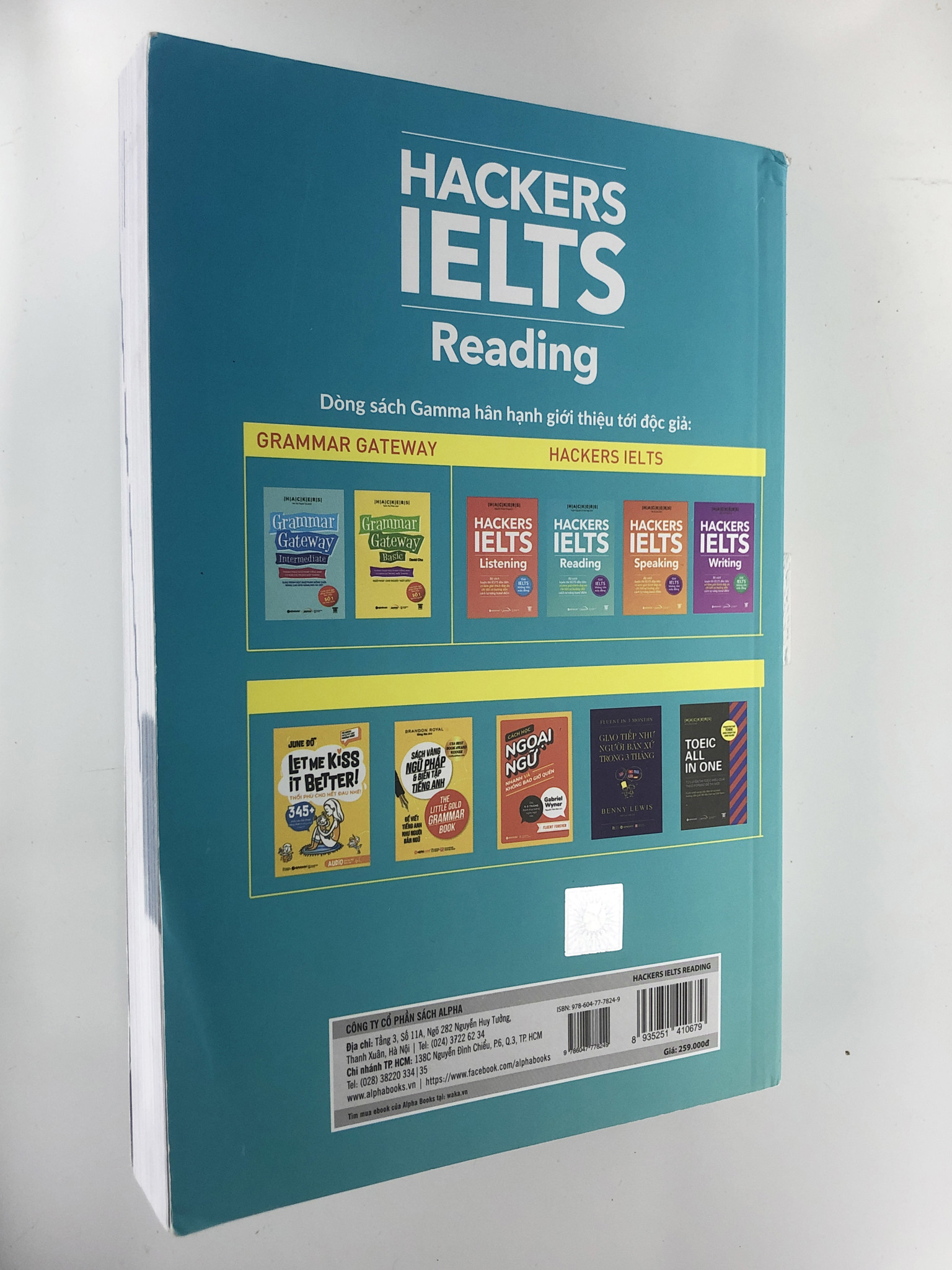 { Trưng Bày } Hackers IELTS reading - Hackers