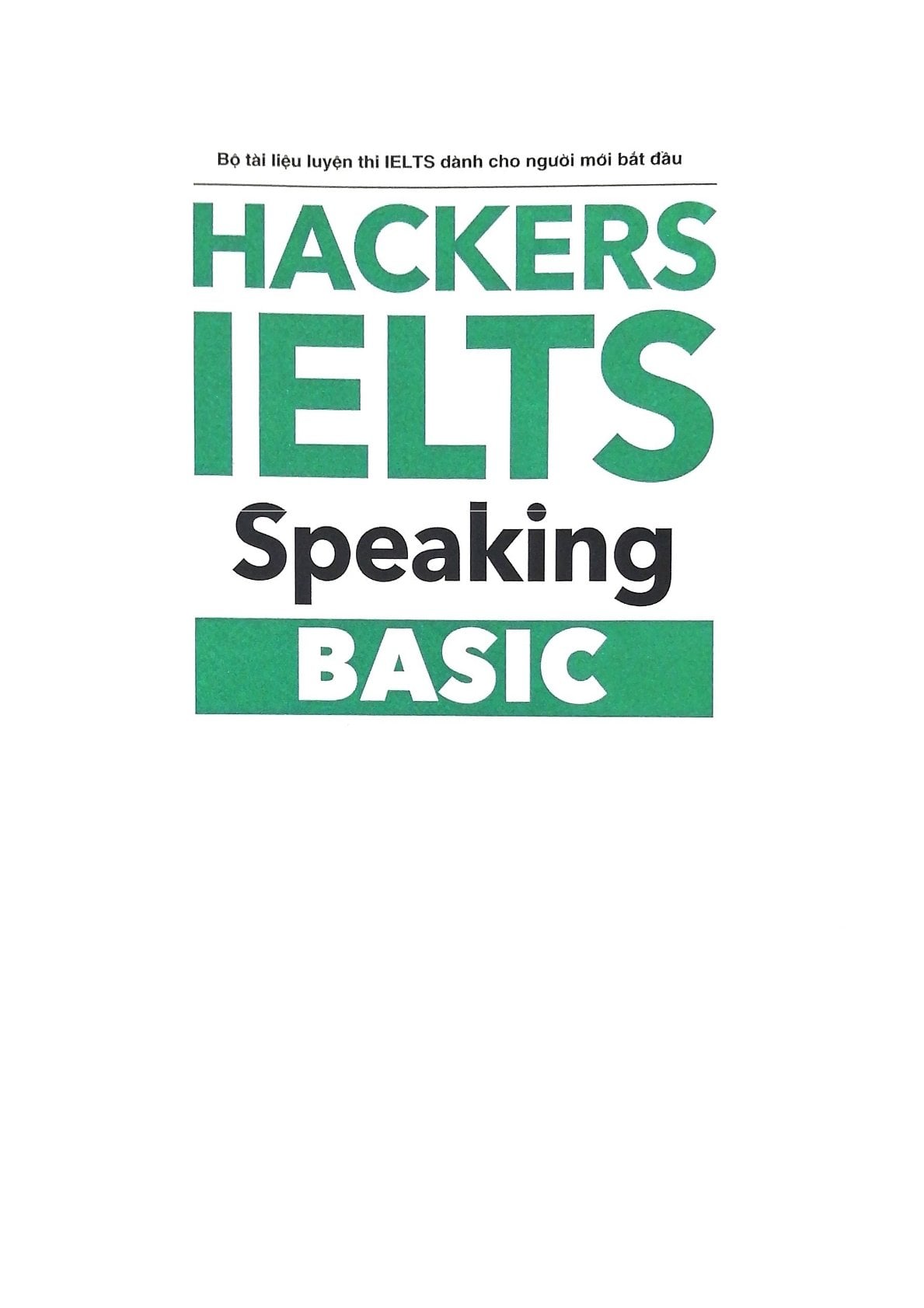 Hackers IELTS Speaking Basic