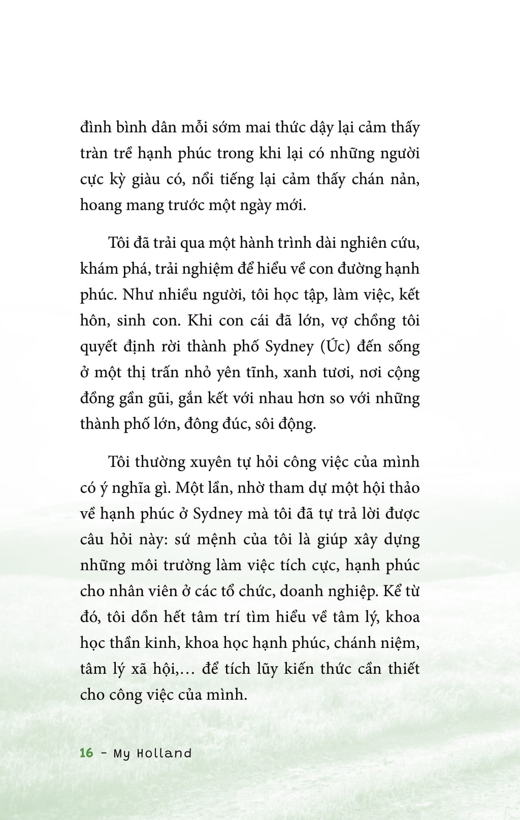 Hạnh Phúc Bao Giờ Gọi Tên Ta - My Holland