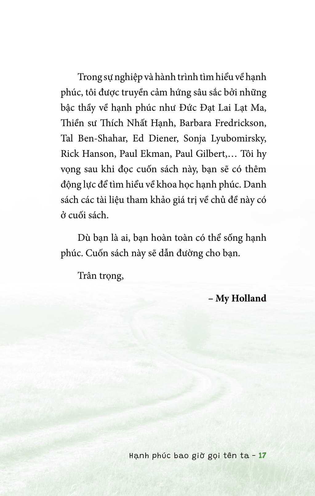 Hạnh Phúc Bao Giờ Gọi Tên Ta - My Holland