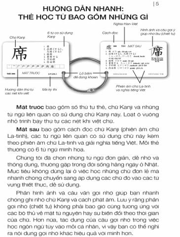  Hộp Flash Cards - Kanji 2 (200 Thẻ +1QR) 