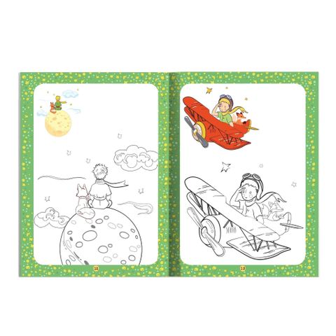  Combo 2 Quyển Tô Màu Hoàng Tử Bé + Capybara 
