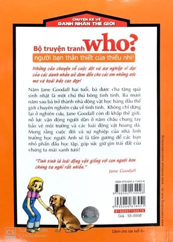  Jane Goodall - Who? Chuyện Kể Danh Nhân Thế Giới 