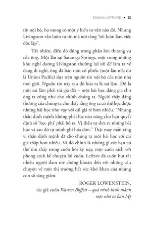  Jesse Livermore - Reminiscences Of A Stock Operator - Hồi Ức Của Một Thiên Tài Đầu Tư Chứng Khoán 