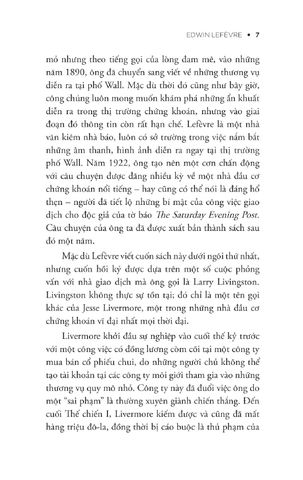  Jesse Livermore - Reminiscences Of A Stock Operator - Hồi Ức Của Một Thiên Tài Đầu Tư Chứng Khoán 