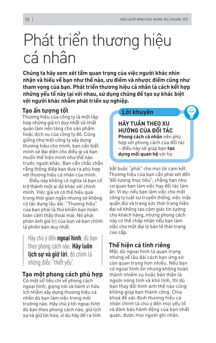 Kỹ Năng Toàn Diện - Hiệu Suất Đỉnh Cao: Đúng, Đủ, Chuẩn, Tốt