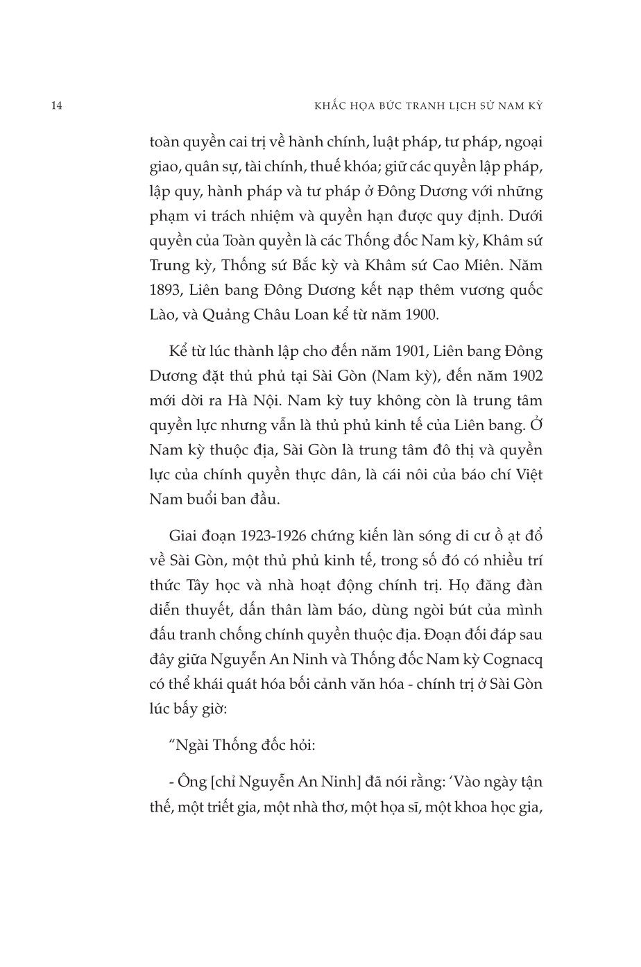 Khắc Họa Bức Tranh Lịch Sử Nam Kỳ - Nguyễn Quang Diệu