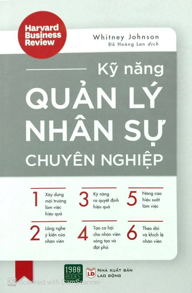 Kỹ Năng Quản Lý Nhân Sự Chuyên Nghiệp - Whitney Johnson