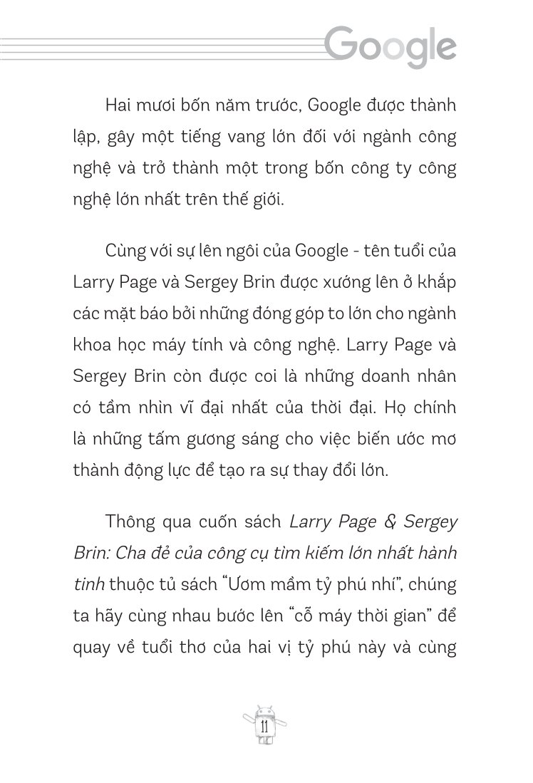 Những Bộ Óc Tỷ Đô - Larry Page & Sergey Brin: Hành Trình Bá Chủ Thế Giới Internet Của Đế Chế Google - The Gurus