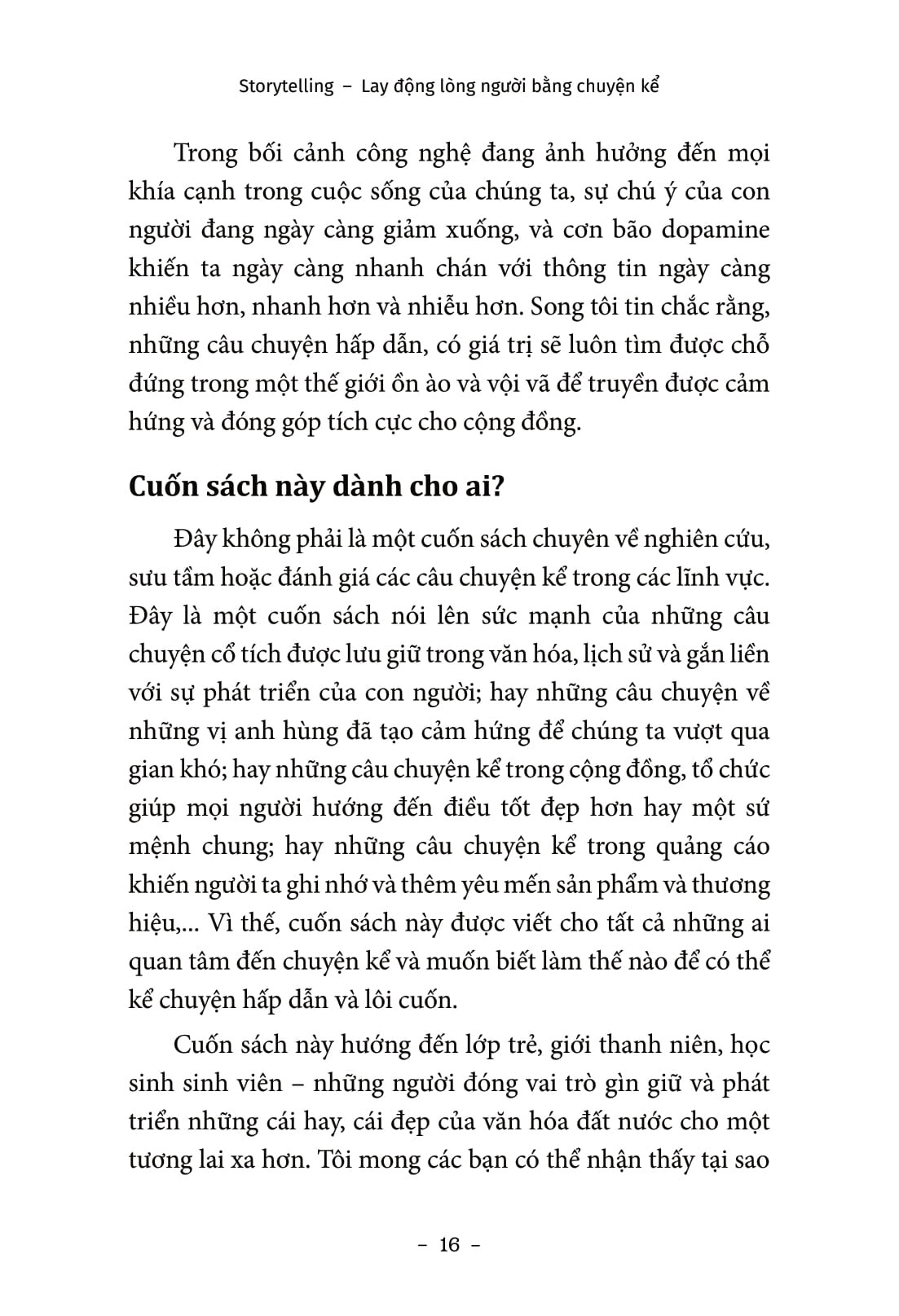 Storytelling - Lay Động Lòng Người Bằng Chuyện Kể - Nguyễn Trần Quang