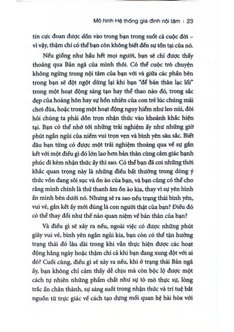  Liệu Pháp Hệ Thống Gia Đình Nội Tâm: Trân Trọng Các Phần Tâm Trí Trong Bạn - Richard C. Schwartz Ph.D 