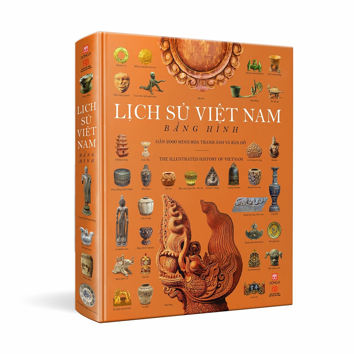 Lịch Sử Việt Nam Bằng Hình - (Gần 2000 minh họa tranh ảnh và bản đồ) - Tặng Kèm 1 Bookmark + 4 Postcard