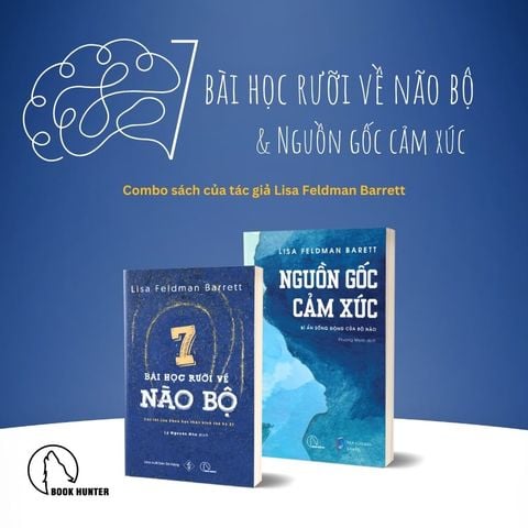  Combo 2 Quyển Khoa Học Não Bộ Của Lisa Feldman Barrett ( 7 Bài Học Rưỡi Về Não Bộ + Nguồn Gốc Cảm Xúc ) 