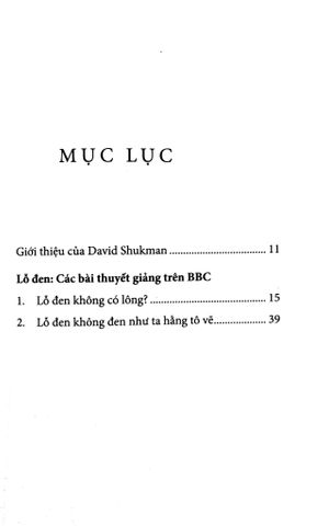  Lỗ Đen: Các Bài Thuyết Giảng Trên Đài - Stephen Hawking 