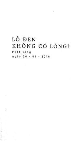 Lỗ Đen: Các Bài Thuyết Giảng Trên Đài - Stephen Hawking 