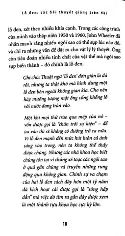  Lỗ Đen: Các Bài Thuyết Giảng Trên Đài - Stephen Hawking 