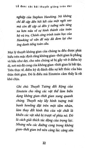  Lỗ Đen: Các Bài Thuyết Giảng Trên Đài - Stephen Hawking 