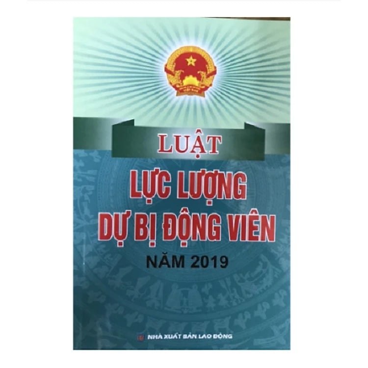 Luật Lực Lượng Dự Bị Động Viên Năm 2019  - Quốc hội