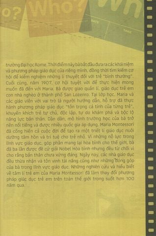  Maria Montessori - Who? Chuyện Kể Danh Nhân Thế Giới 