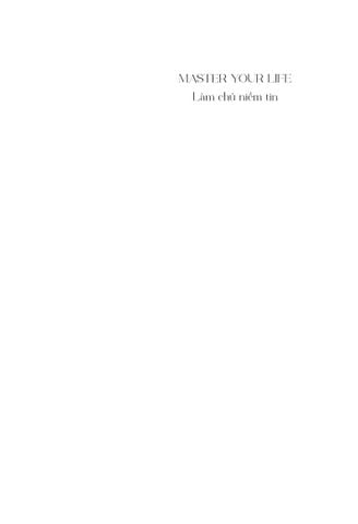  Master Your Life - Làm Chủ Niềm Tin - Thibaut Meurisse 