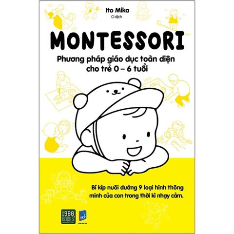  Combo 2 Quyển Montessori – Phương Pháp Giáo Dục Cho Trẻ 0-6 Tuổi + Phương Pháp Giáo Dục Con Của Người Do Thái 