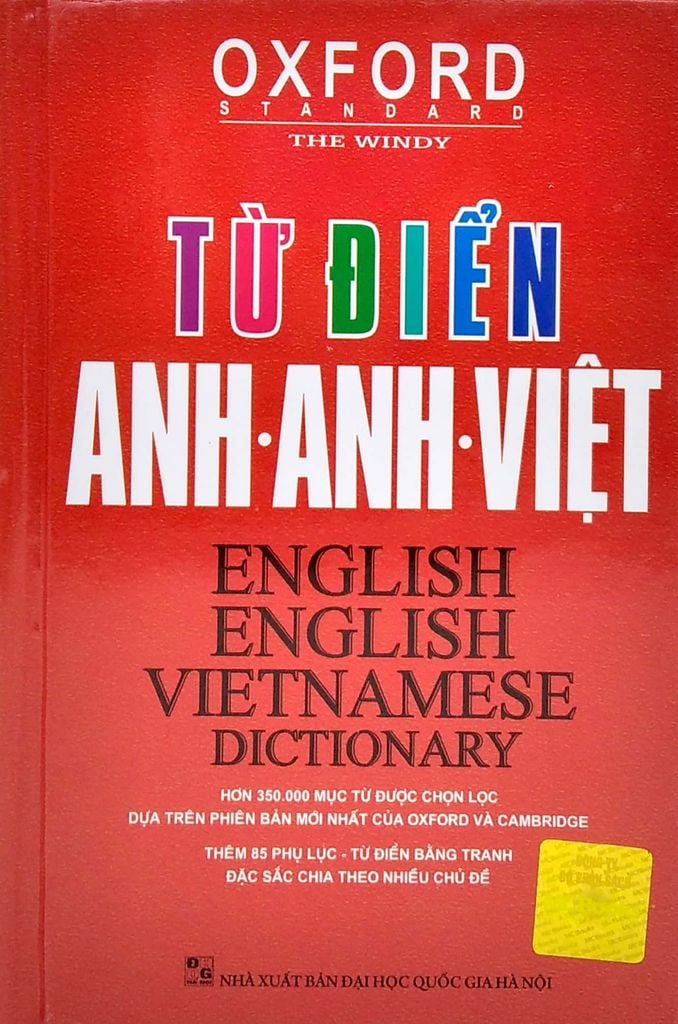 Từ điển Anh - Anh - Việt (bìa cứng đỏ 298k)