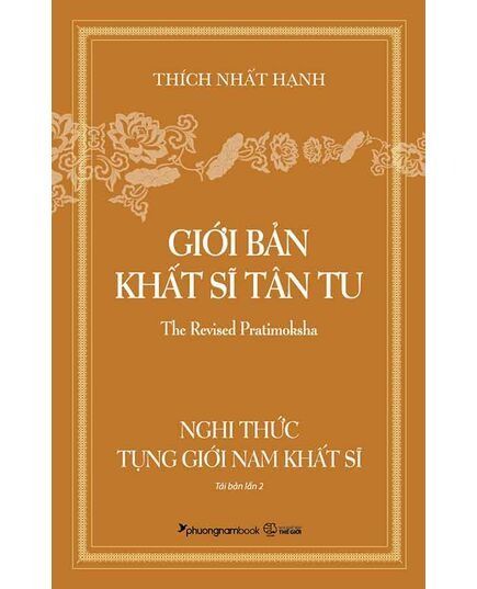  Combo 2 Quyển Giới Bản Khất Sĩ Tân Tu ( Nghi Thức Tụng Giới Nam Khất Sĩ + Nghi Thức Tụng Giới Nữ Khất Sĩ ) - Thích Nhất Hạnh 