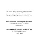 Nghĩ Nhanh Nói Khéo: Hướng Dẫn Cách Phản Ứng Thông Minh Trong Mọi Tình Huống - Matt Abrahams