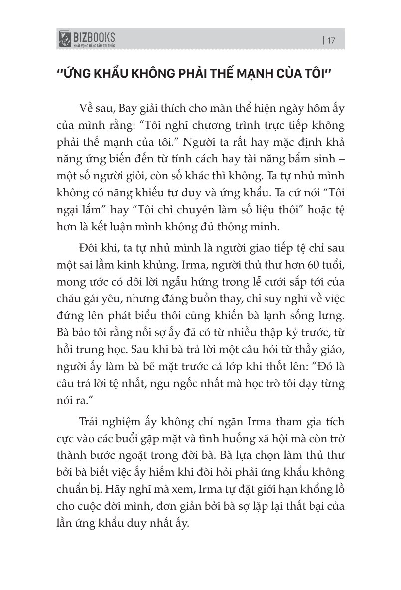 Nghĩ Nhanh Nói Khéo: Hướng Dẫn Cách Phản Ứng Thông Minh Trong Mọi Tình Huống - Matt Abrahams