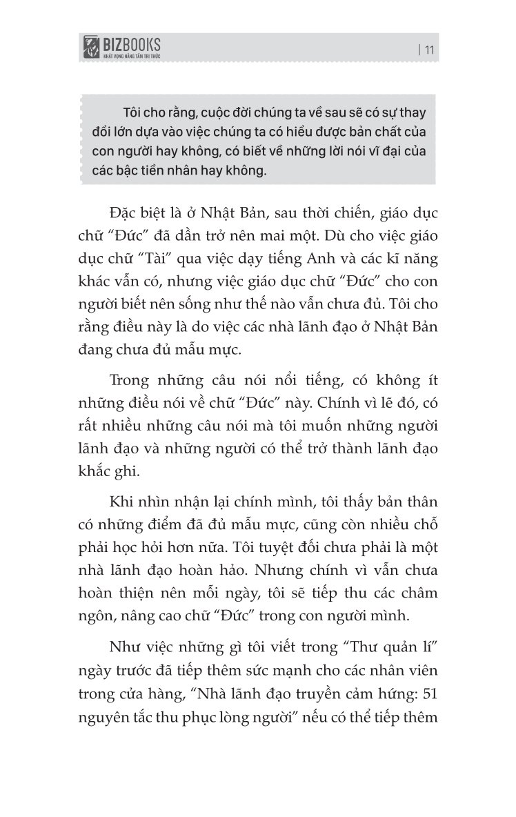 Nhà Lãnh Đạo Truyền Cảm Hứng: 51 Nguyên Tắc Thu Phục Lòng Người