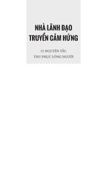 Nhà Lãnh Đạo Truyền Cảm Hứng: 51 Nguyên Tắc Thu Phục Lòng Người