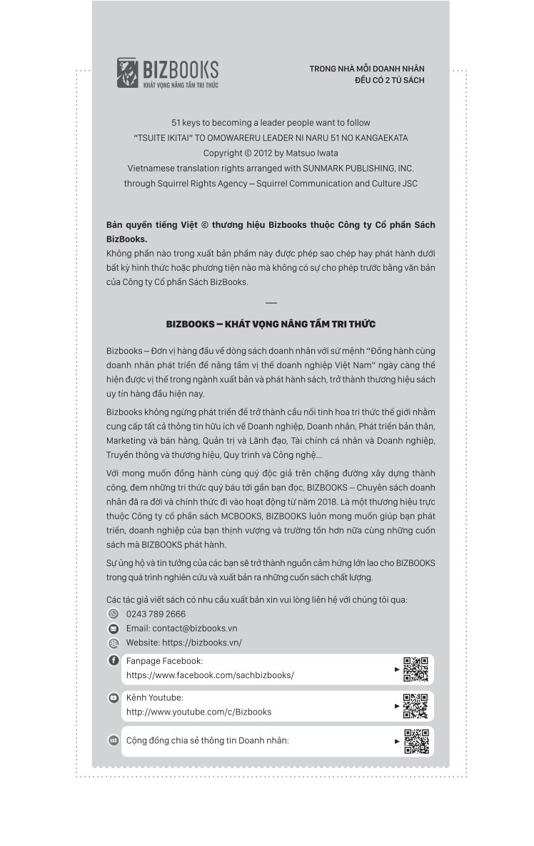 Nhà Lãnh Đạo Truyền Cảm Hứng: 51 Nguyên Tắc Thu Phục Lòng Người