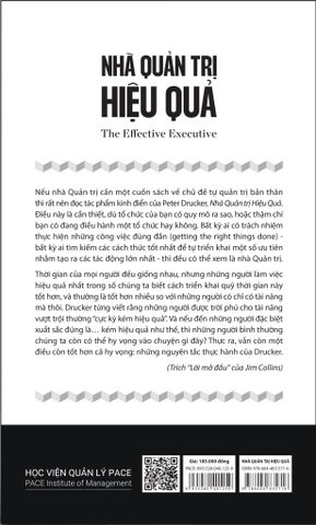  Nhà Quản Trị Hiệu Quả - The Effective Executive - Peter F. Drucker 