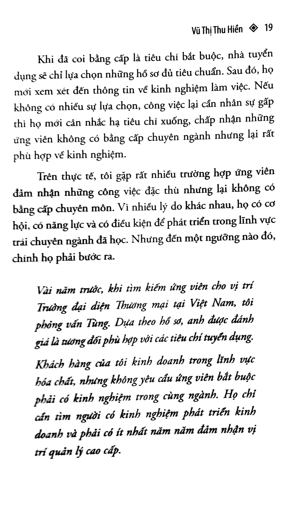 Những Yếu Tố Nhà Tuyển Dụng Quan Tâm - Vũ Thị Thu Hiền