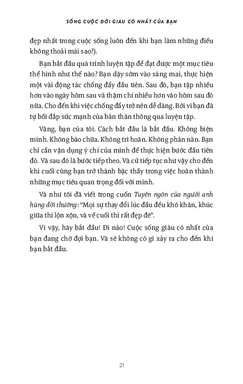 Sống Cuộc Đời Giàu Có Nhất Của Bạn - Robin Sharma