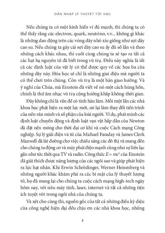 Khoa Học Khám Phá - Phương Trình Của Chúa - Cuộc Truy Tìm Lý Thuyết Của Vạn Vật - Michio Kaku