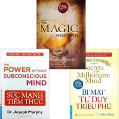 Combo 3 Quyển Phép Màu (The Magic) + Bí Mật Tư Duy Triệu Phú + Sức Mạnh Tiềm Thức