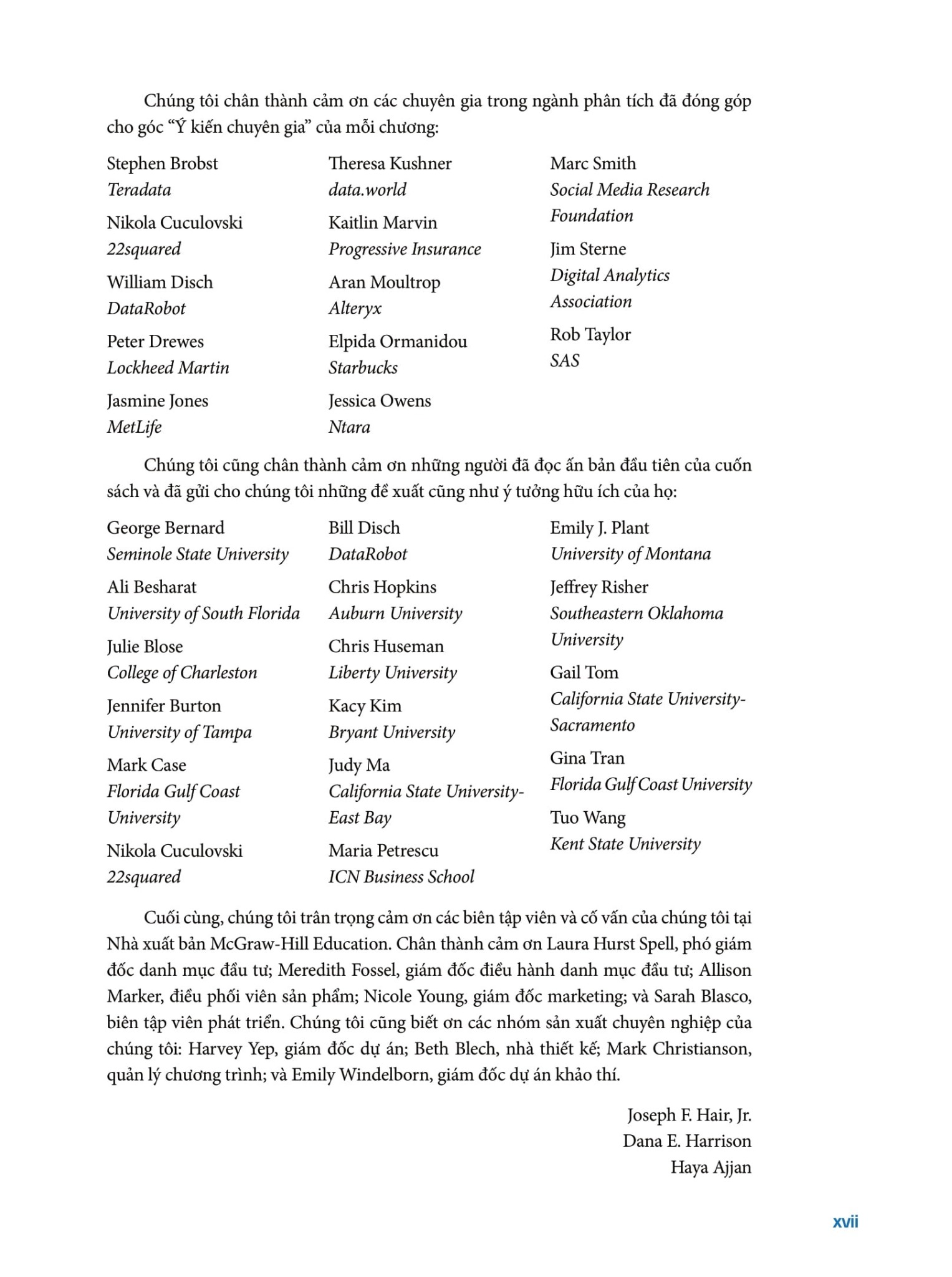 Phân Tích Dữ Liệu Marketing - Joseph F. Hair, Jr., Dana E. Harrison, Haya Ajjan