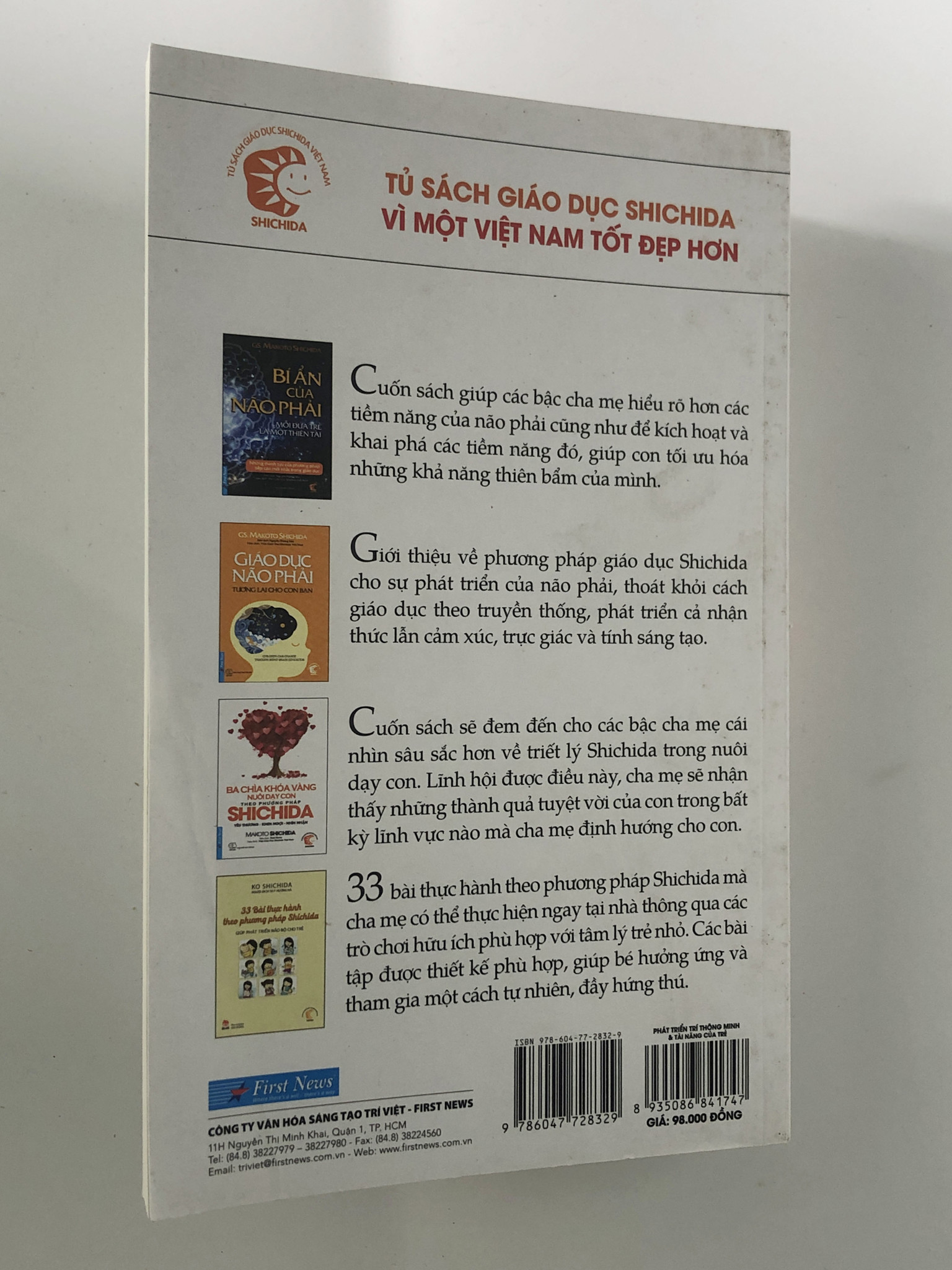 { Trưng Bày } Phát Triển Trí Thông Minh & Tài Năng Của Trẻ - Theo PP Shichida(98) - Makoto Shichida