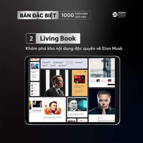  Tiểu Sử Elon Musk - Bản Đặc Biệt - Bìa Cứng AR - Walter Isaacson 