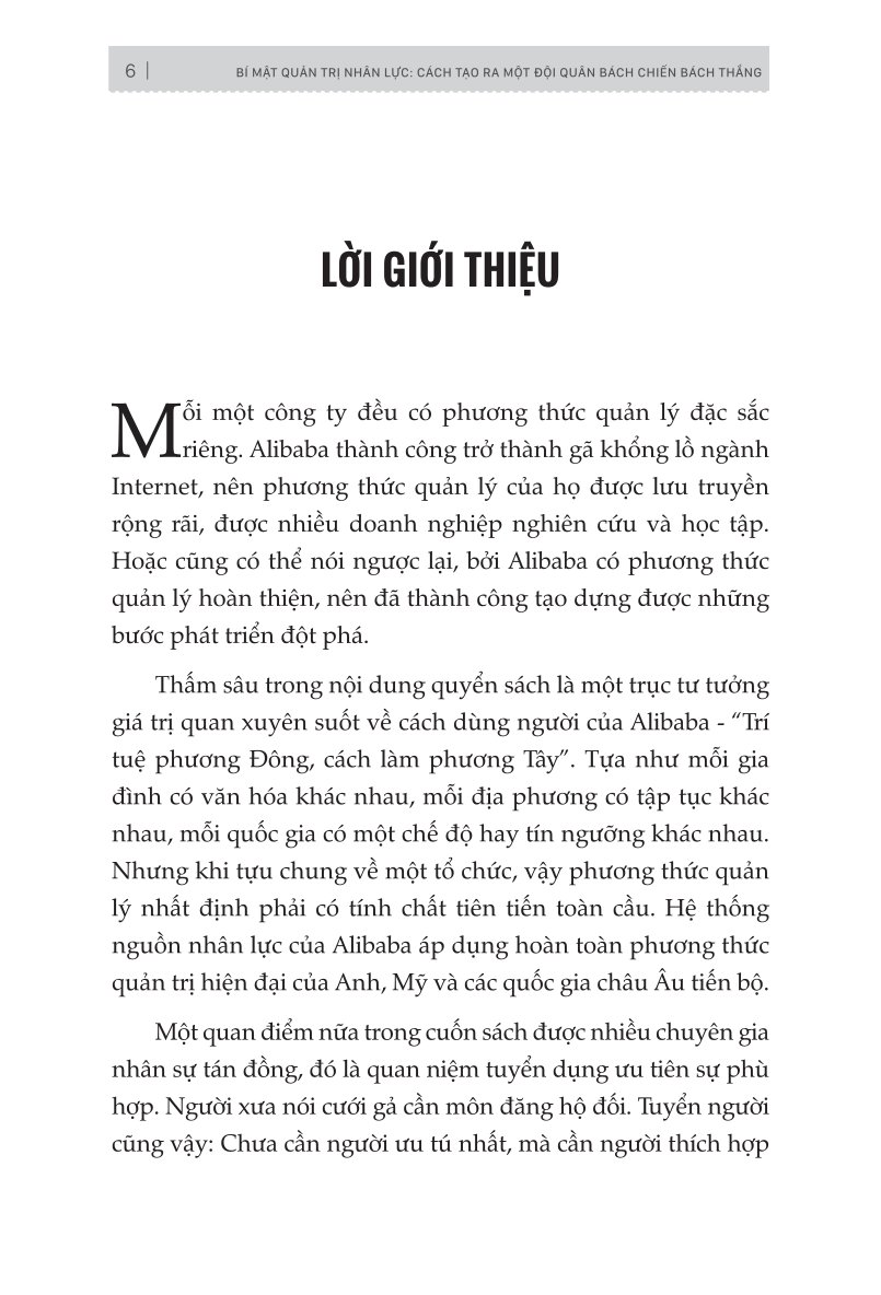 Bí Mật Quản Trị Nhân Lực - Cách Tạo Ra Một Đội Quân Bách Chiến Bách Thắng - Trần Vĩ