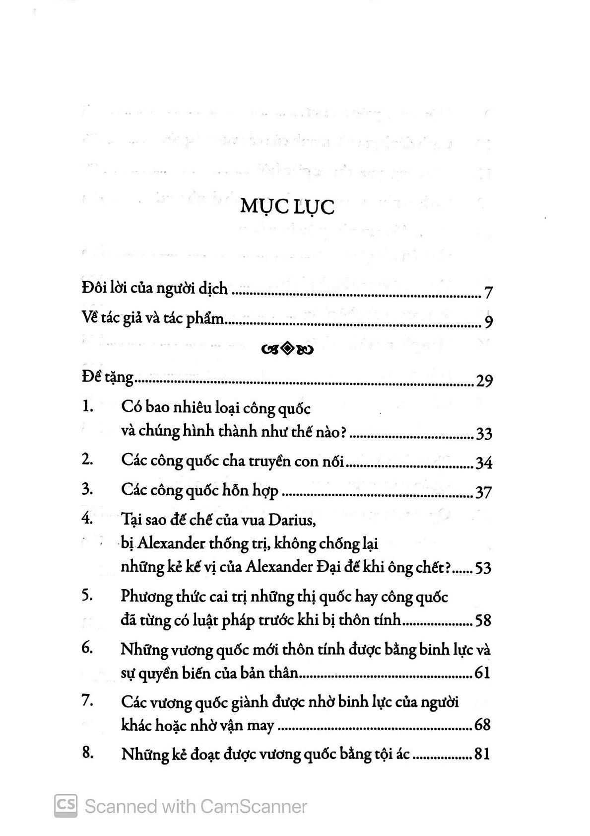 Quân Vương - Thuật Cai Trị - Nicolo Machiavelli