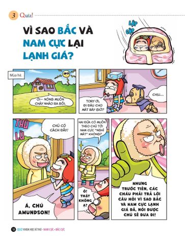  Quiz! Khoa Học Kì Thú - Nam Cực Bắc Cực - Shin, Hye-young 