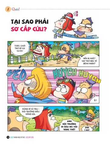  Quiz! Khoa Học Kì Thú - Sơ Cấp Cứu - Shin, Hye-young 