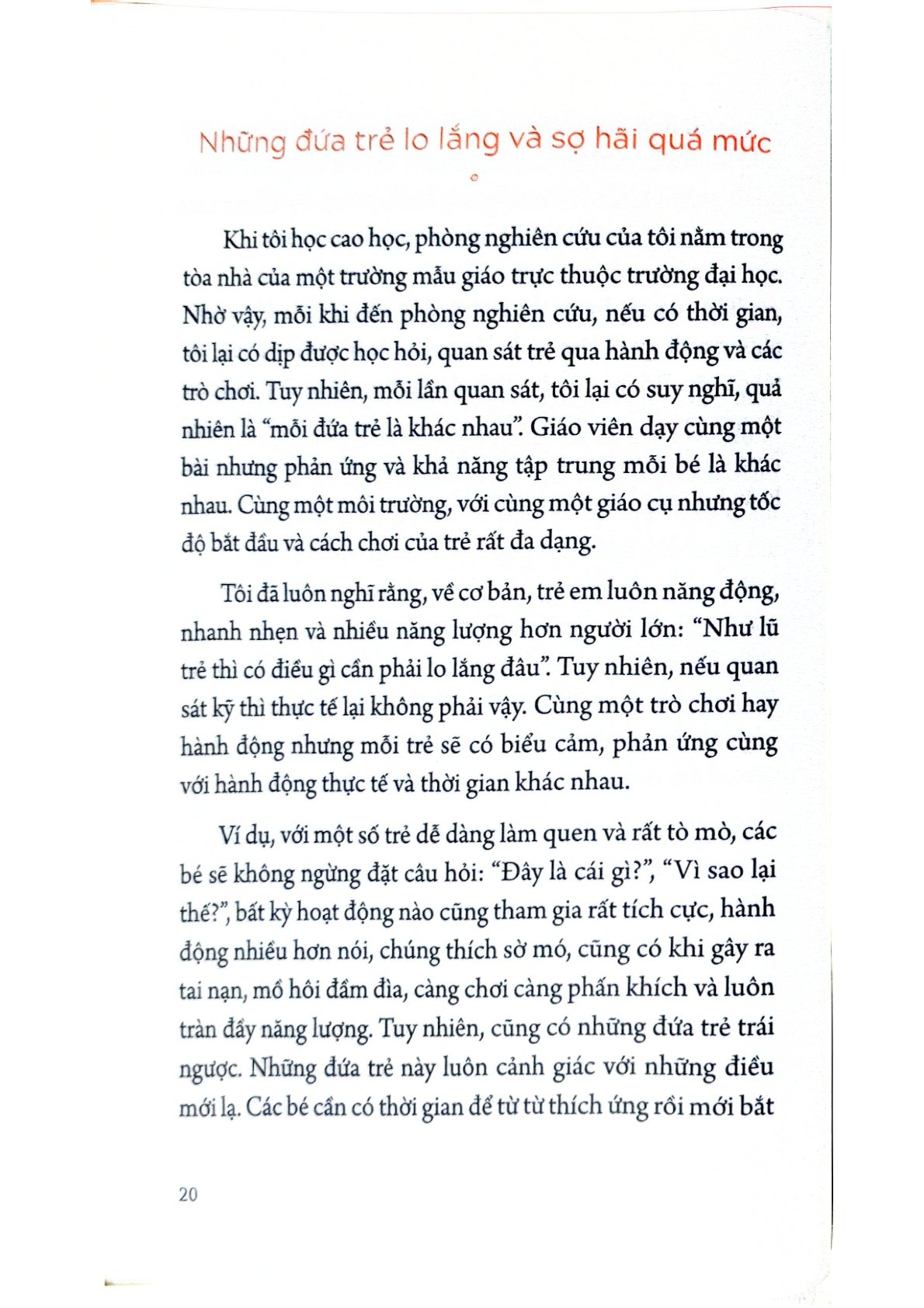 Rối Loạn Lo Âu Ở Trẻ Em -  Lee Darang