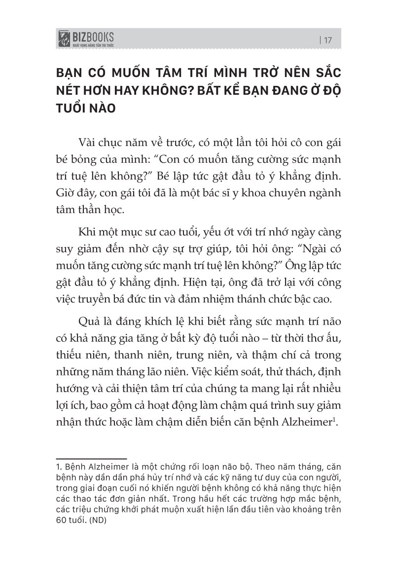 Trí Nhớ Minh Mẫn, Tư Duy Sắc Sảo: Các Chiến Lược Chống Lão Hóa Cho Bộ Não Của Bạn