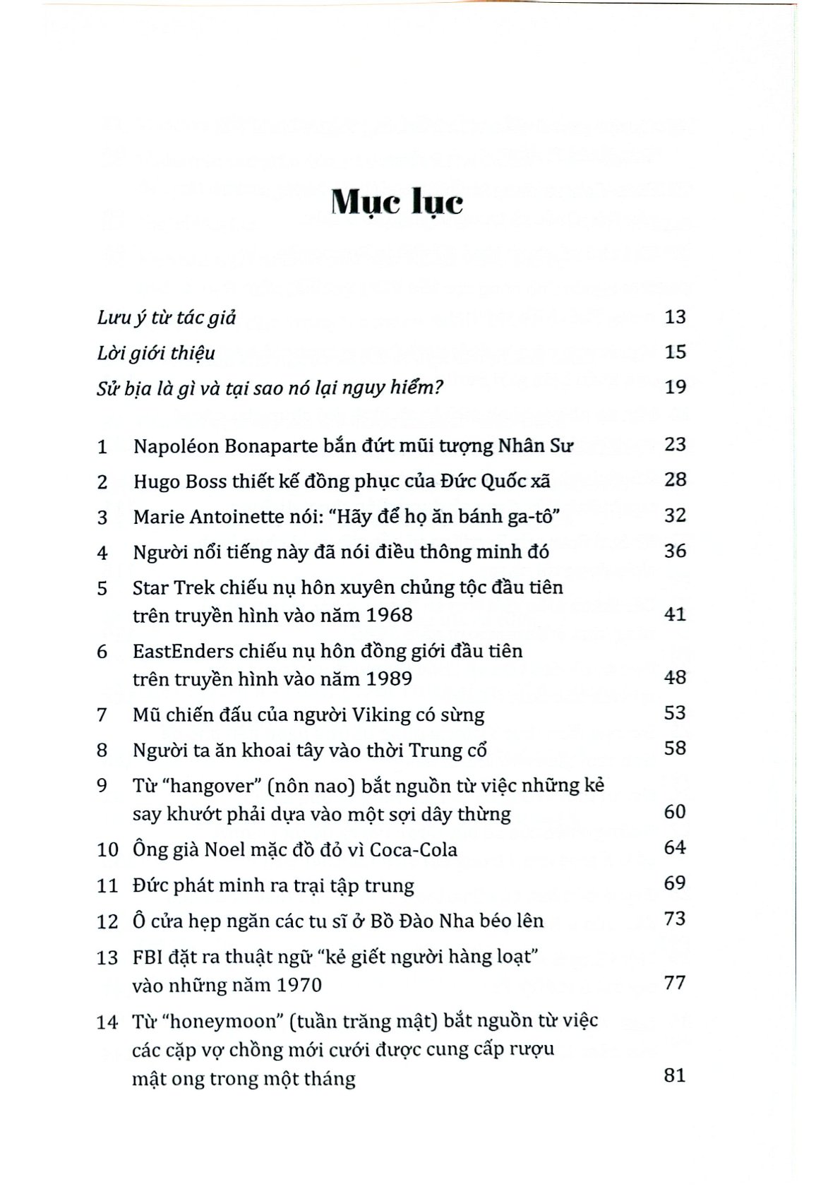 Sử Bịa - 101 Điều Chưa Từng Xảy Ra Trong Lịch Sử - Jo Hedwig Teeuwisse