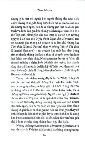  Kỳ Thư Kybalion - Three Initiates 